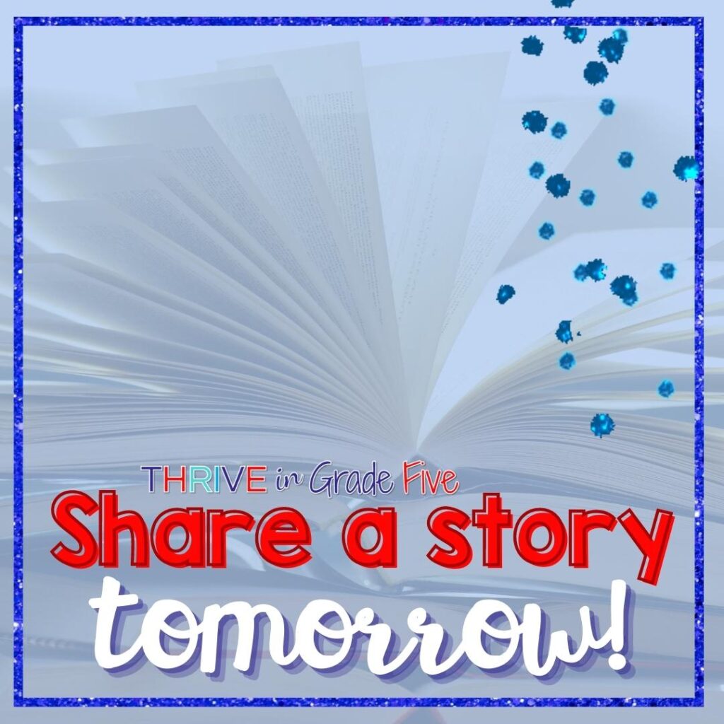 Telling Stories in Social Studies Class - Start Tomorrow!
