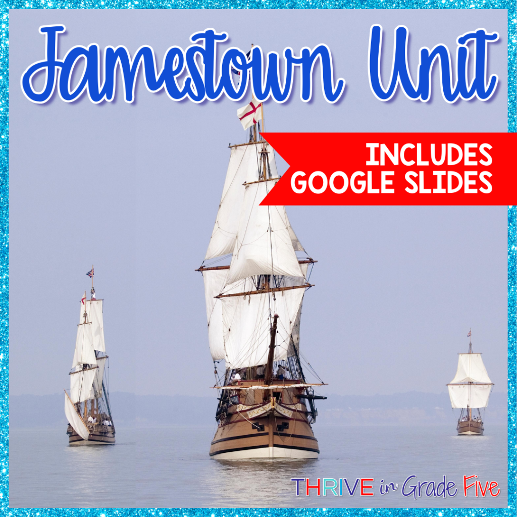 Jamestown Lessons, Activities, and Google Slides