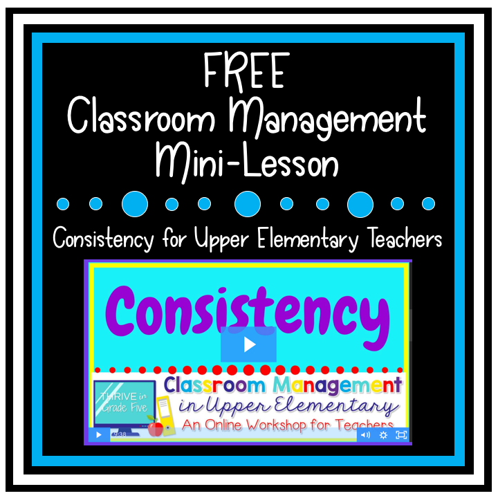Classroom management consistency