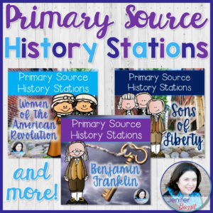 Primary Source History Stations to use with students
