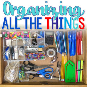 teacher organization tips