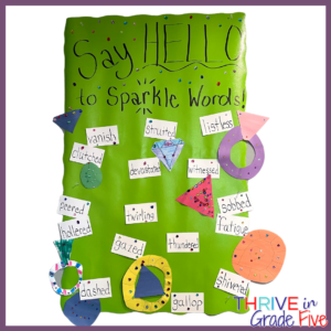 Sparkle words help your students write better sentences!