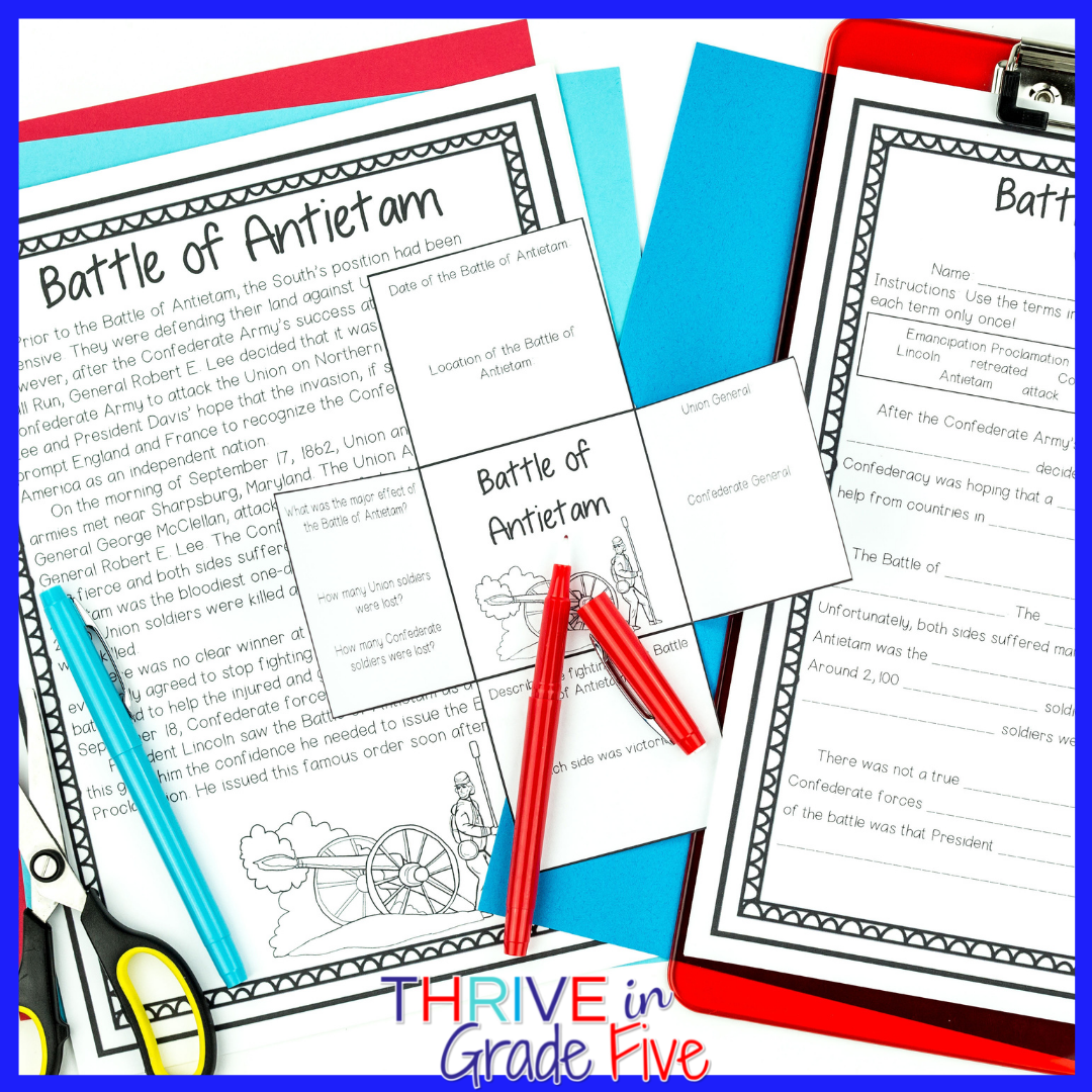 How To Teach The Civil War In Upper Elementary - Thrive In Grade Five