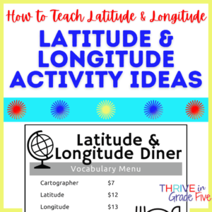 Latitude and longitude activity