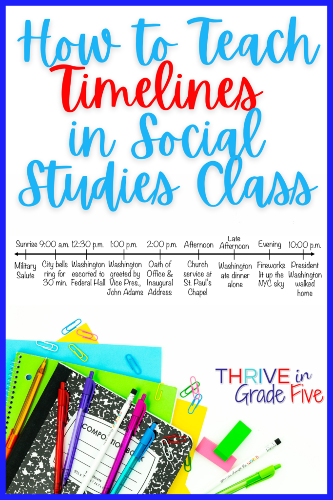 How to Teach Timelines in Social Studies Class