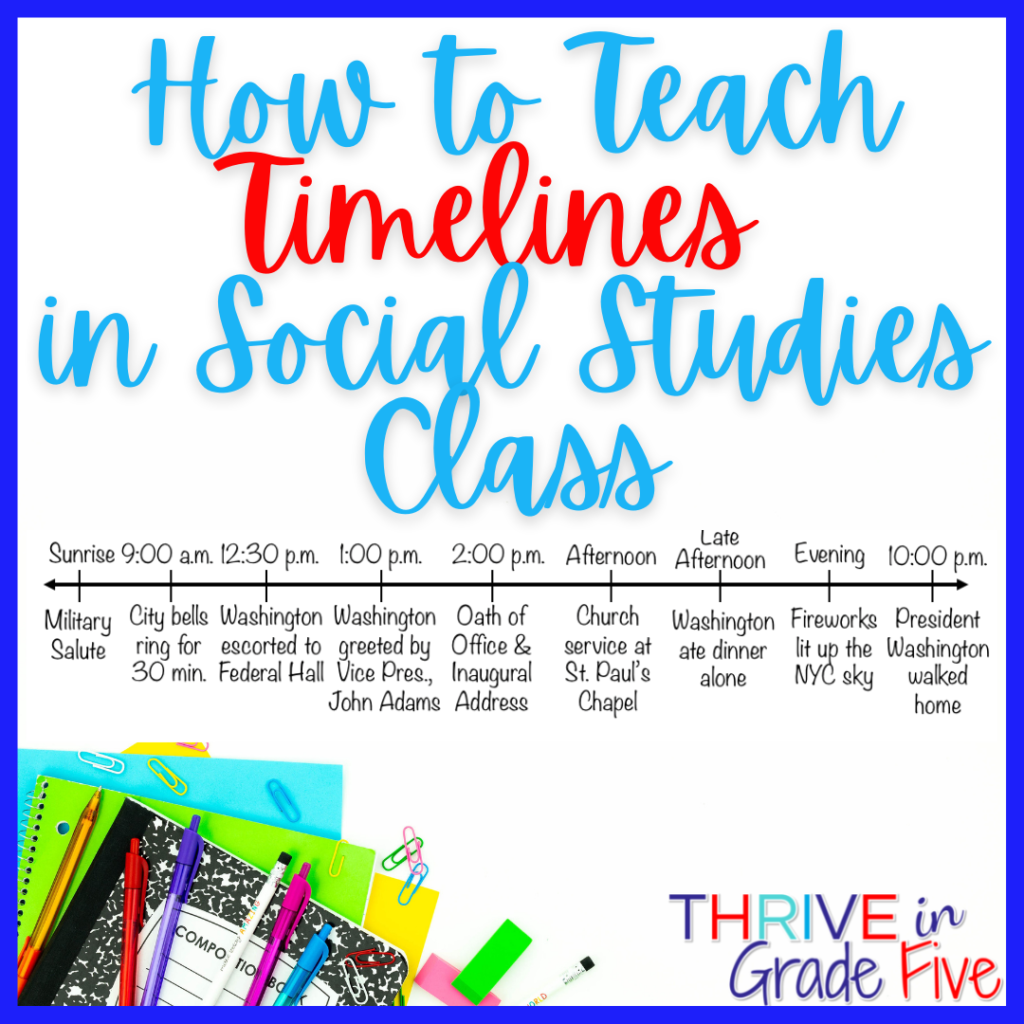 How to Teach Timelines in Social Studies Class