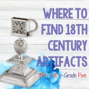 Teaching Colonial America with artifacts - where to find