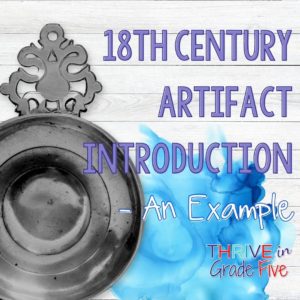 How to Teach Colonial America with artifacts - introduction