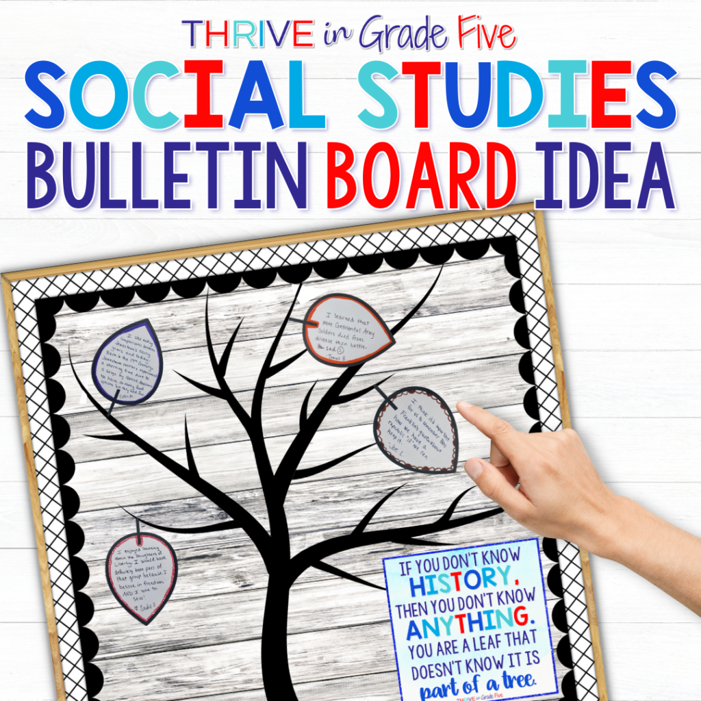 social studies bulletin board idea