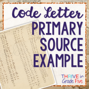 Code Letters American Revolution - primary sources