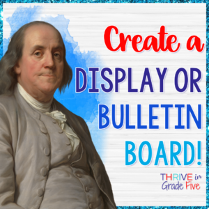 Ben Franklin Bulletin Board with Quotes
