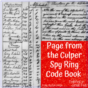 Culper Spy Ring American Revolution Spying