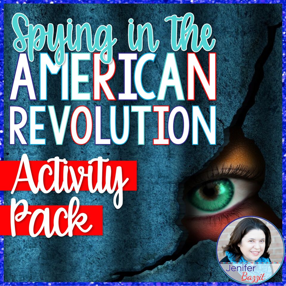 American Revolution spy activities for 5th grade