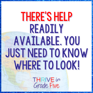 There's help available for struggling social studies teachers!