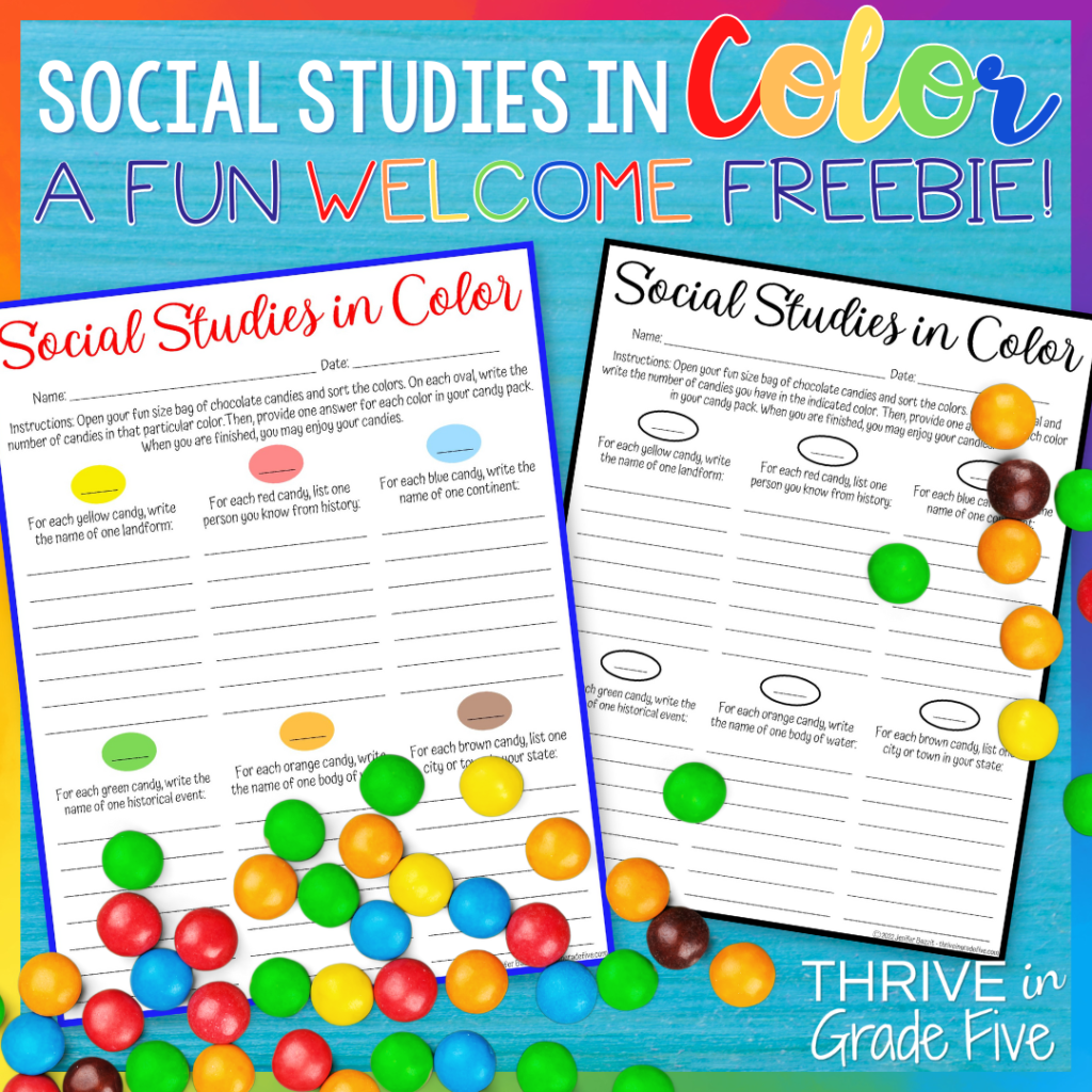 Social Studies in Color Freebie