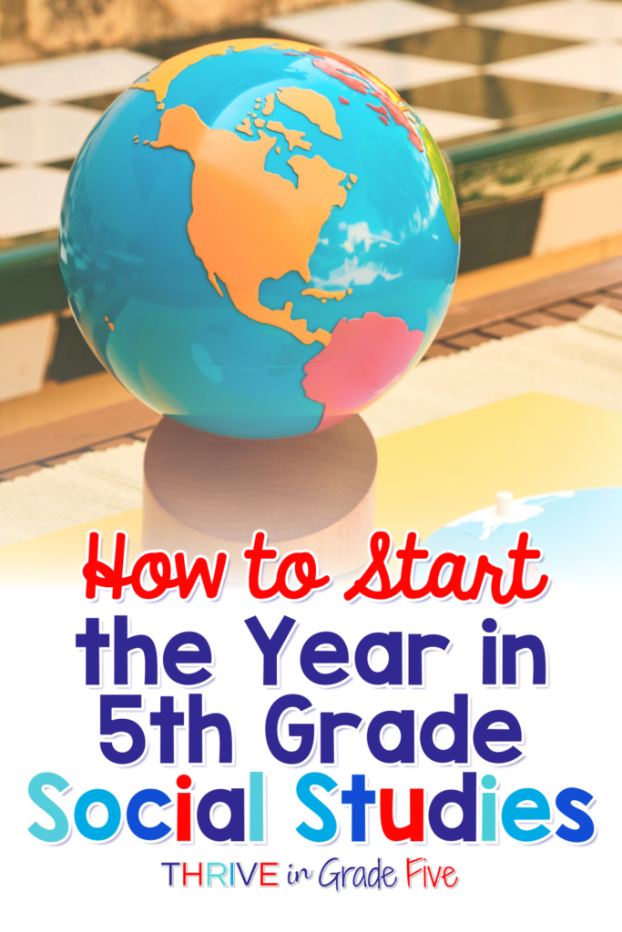 how to start 5th grade social studies class
