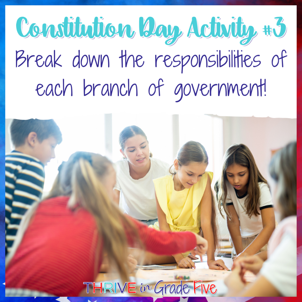 Constitution Day Activities: Branches of Government
