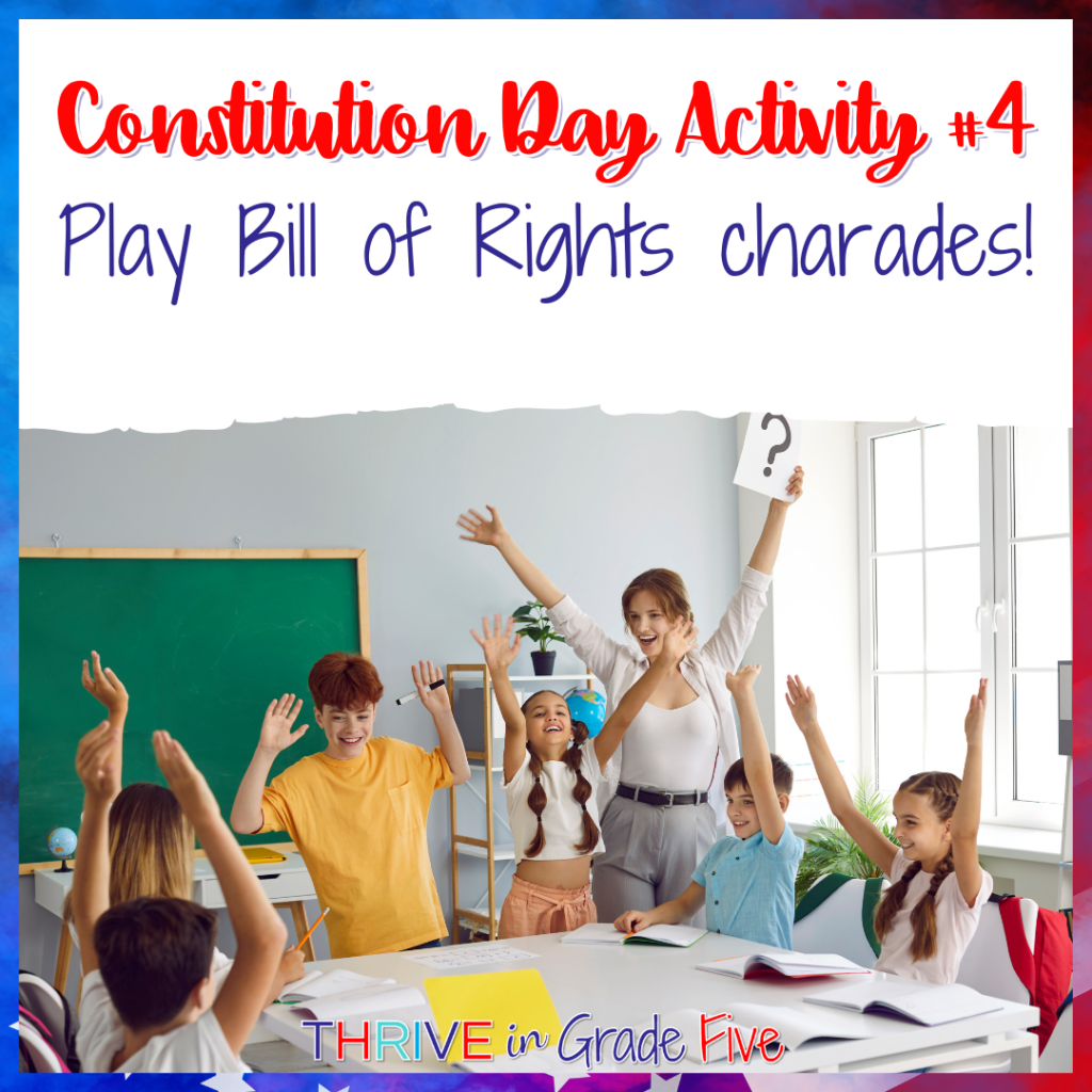 Constitution Day Activities: Bill of Rights game