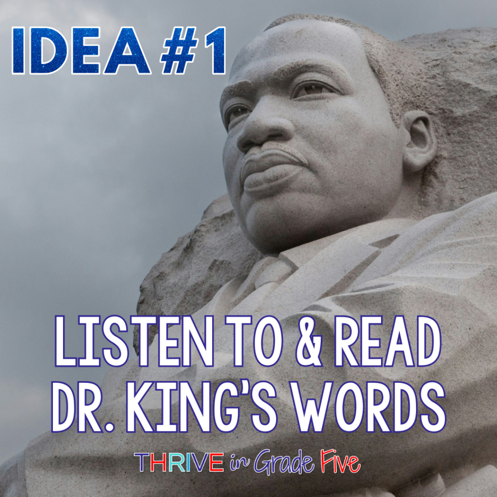 Martin Luther King, Jr. lessons