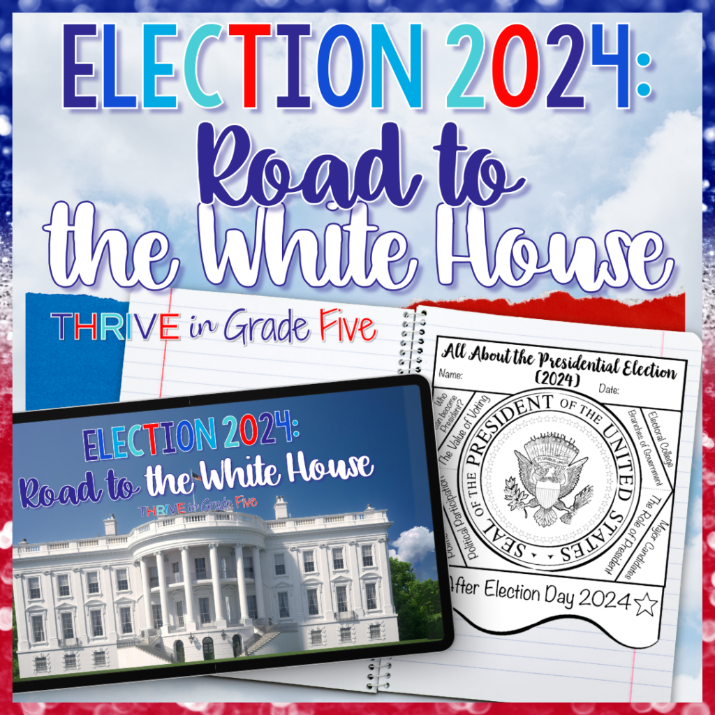Election 2024 Slides and activity for 5th graders