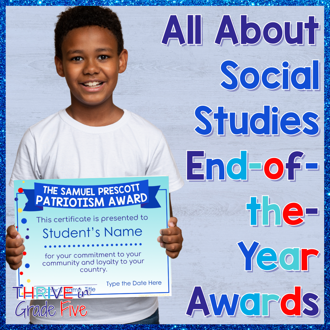 All About Social Studies End-of-the-Year Awards