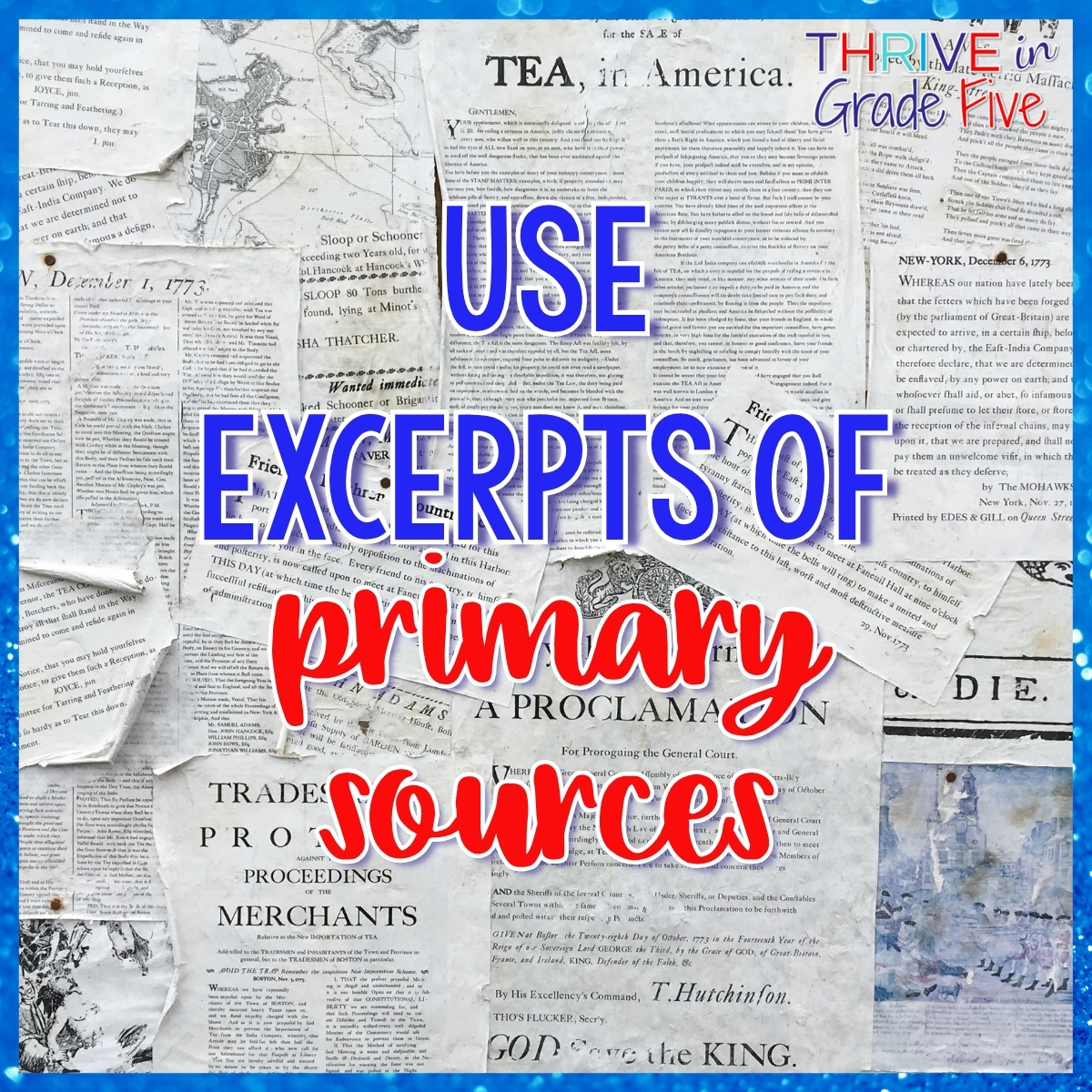How to Help Students Analyze Primary Sources - Thrive in Grade Five